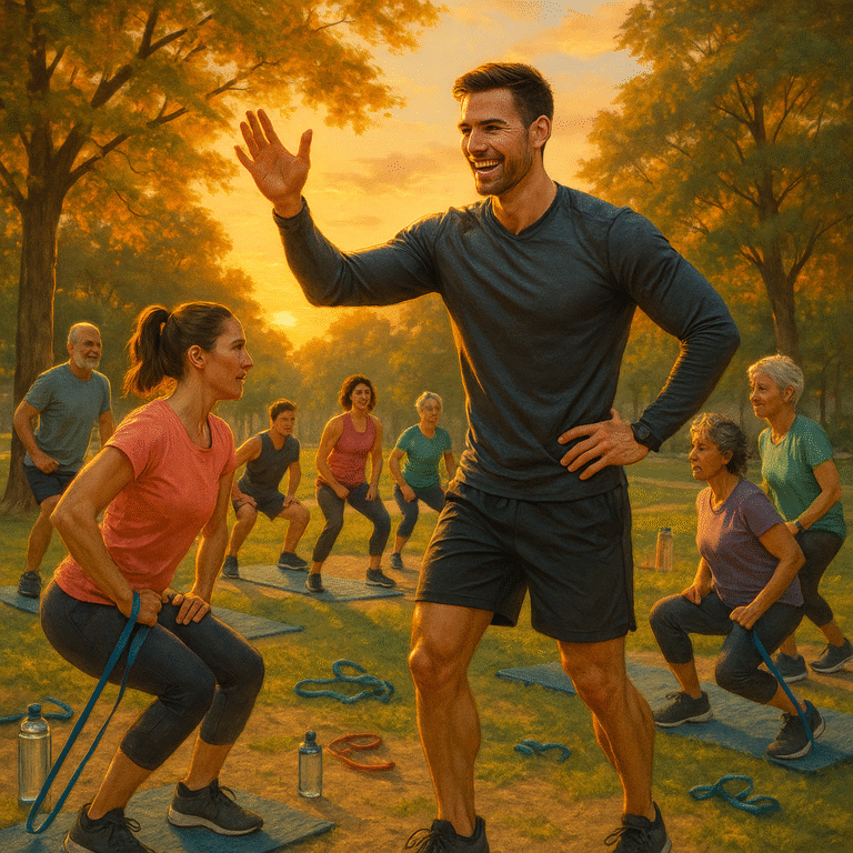 Fitness coach using time management app